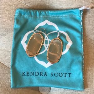 Rose gold Kendra Scott earrings